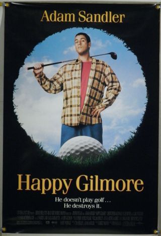 Happy Gilmore Ds Rolled Orig 1sh Movie Poster Adam Sandler Carl Weathers (1996)
