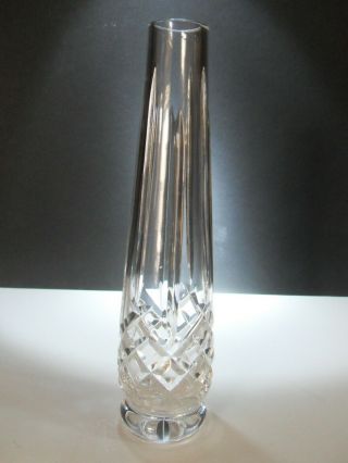 Waterford Crystal Lismore 7 " Slender Bud Vase Early Gothic Hallmark