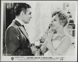 Marilyn Monroe The Prince And The Showgirl 1957 Photo Laurence Olivier