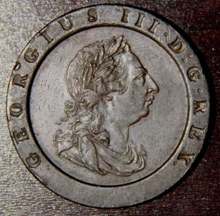 1797 George Iii Two Pence,  2d,  Great Britain - Cartwheel - Bolton & Watt Soho