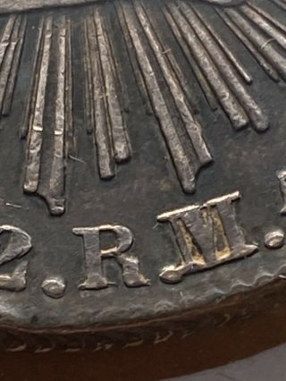 1832 Do RM/L Silver 8 reales Durango Mexico European dies Do09 Scarce coin 3