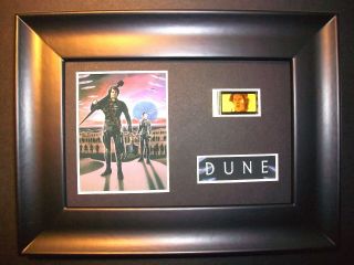 Dune Framed Movie Film Cell Memorabilia Compliments Poster Dvd Book Animation