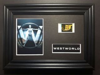 Westworld Series Framed Movie Film Cell Complements Poster Dvd Book