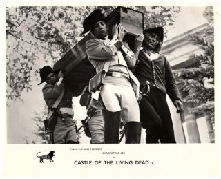 Castle Of The Living Dead Lobby Card Donald Sutherland In Funeral Scene