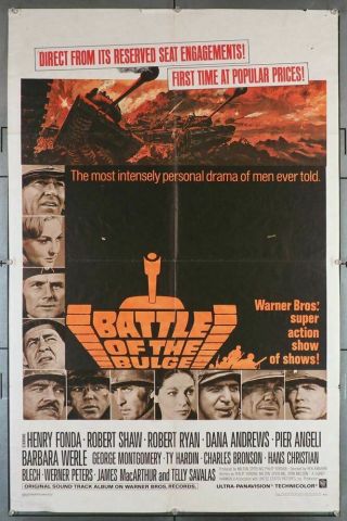 Battle Of The Bulge (1966) 11282 World War Ii Mega Movie Henry Fonda Robert