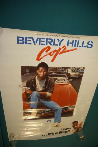 Beverly Hills Cop Movie Video Eddie Murphy Rare Vintage 3 Pc Poster Set 1980 