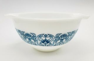 Vintage Pyrex Blue Horizon 1.  5 Pint Cinderella Nesting Mixing Bowl - Near