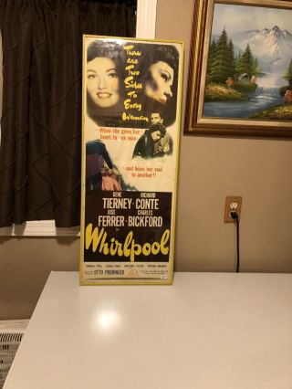 Whirlpool 1949 - Theatre Poster Film - Noir Otto Preminger José Ferrer