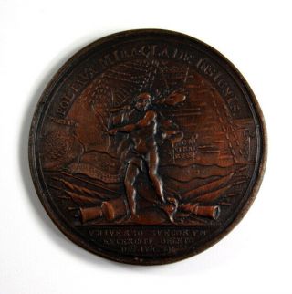 RUSSIA Medaille Zar PETER I.  Great Northern War 1700–1721 Battle of Poltava 1807 2