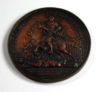 RUSSIA Medaille Zar PETER I.  Great Northern War 1700–1721 Battle of Poltava 1807 3
