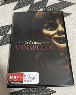 Annabelle & Creation Signed Autographed 2x Dvd Miranda Otto The Conjuring Wallis