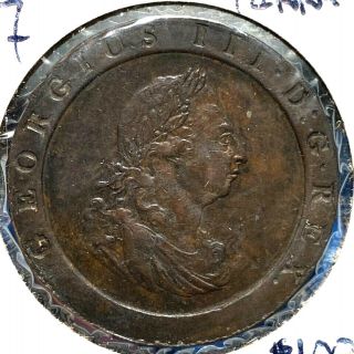 1797 George Iii Great Britain " Cartwheel " Penny,  Km 618 (57675)