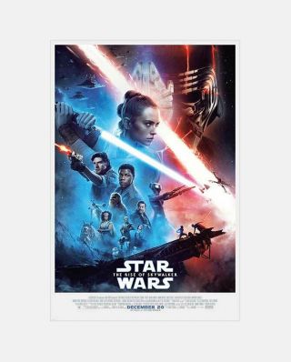 Star Wars The Rise Of Skywalker Ds Double Sided Theatrical 27x40 Poster