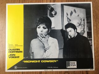 Midnight Cowboy,  1969 Vintage 11 " X14 " Lobby Card 1 Dustin Hoffman,  Jon Voight