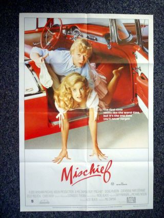 Mischief 1985 Australian One Sheet Movie Poster Kelly Preston