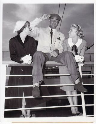 Cary Grant Betsy Drake & Grace Kelly 1954 To Catch A Thief 7x9 Publicity Photo