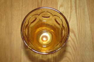 6 Vintage Fostoria Ice Tea Drinking Glasses 1 Green 5 Yellow/Amber 1154 3