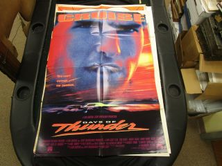 One Sheet Movie Poster Days Of Thunder 1990 Tom Crusie Robert Duvall Randy Quaid
