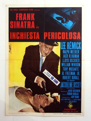 Italian Poster 2f - The Detective - Frank Sinatra - Lee Remick - Bisset - Crime - D43 - 2