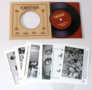 O Brother Where Art Thou Movie Press Kit Book W/ 13 Still Photos Coen Brothers