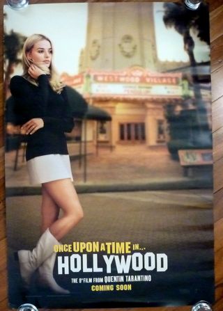 Once Upon A Time In Hollywood 2019 Aust.  Adv.  One Sheet Movie Poster