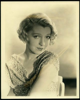 Ina Claire Vintage 1930s Portrait Dblwt Photo
