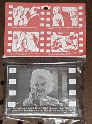Marilyn Monroe Trade Cards Set 1 - 20 First Series_marilyn And Her Music [1963]