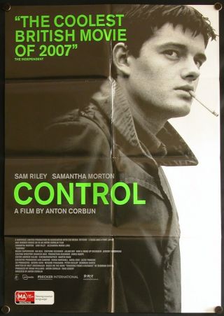 Control (2007) Australian One Sheet Sam Riley