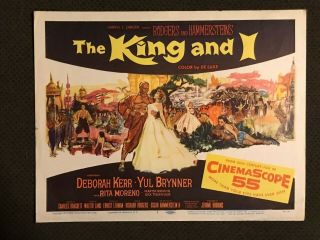 The King And I - Movie Title Card - Deborah Kerr - Yul Brynner