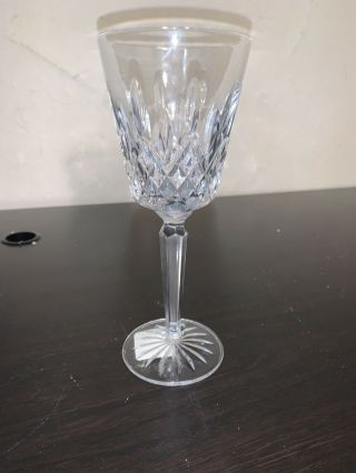 Waterford Crystal Lismore 8 1/4 " Tall Water Wine Glass Goblet
