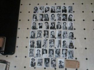 47 Vintage Movie Star Real Photo Postcards Rppc Ekc 1940 