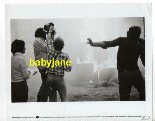 Director Stanley Kubrick 8x10 Photo Holding Film Camera 1970 