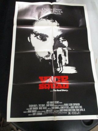 Vintage Movie Poster 1 Sh Vice Squad Gary Swanson Wings Hauser 1982