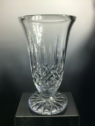 Waterford Crystal Lismore 8 1/2 " Flared,  Pedestal Vase