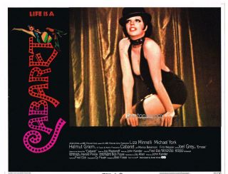 Liza Minnelli Sally Bowles Onstage Life Is Cabaret Bob Fosse Lobby Card 7 1972