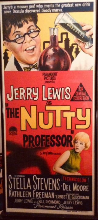 Jerry Lewis,  Stella Stevens Framed Movie Poster: Nutty Professor - 1963