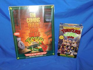 Teenage Mutant Ninja Turtles Coming Out Of Their Shells Tour Guide Poster & Vhs