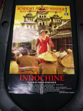 Vintage 1 Sheet 27x41 Movie Poster Indochine 1992 Catherine Deneuve