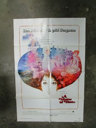 Vintage Movie Poster 1 Sheet A Matter Of Time Liza Minnelli 1976