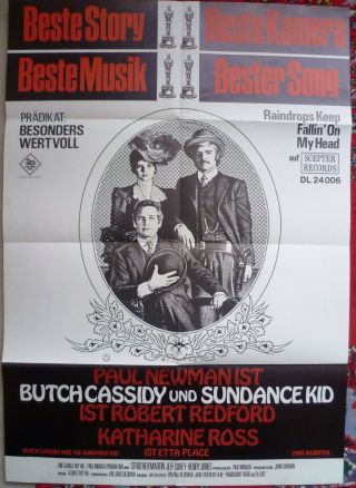 Paul Newman,  Butch Cassidy And The Sundance Kid,  Robert Redford,  Ger Style B