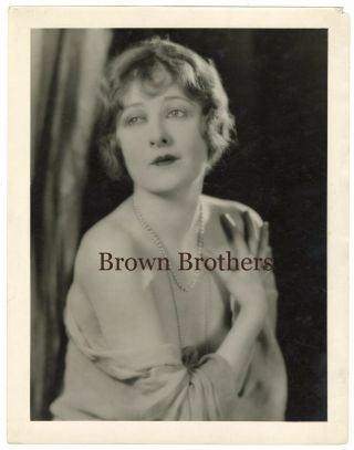 1920s Mildred Harris Hollywood Oversized 11x14 Dbw Photo - Edwin Bower Hesser