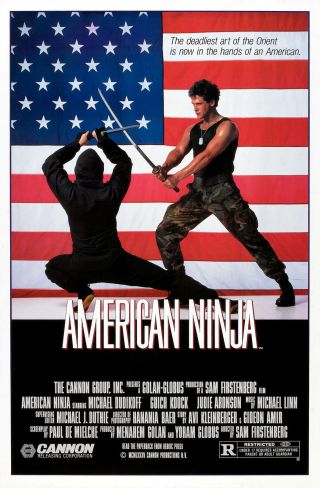 American Ninja (1985) Movie Poster - Rolled