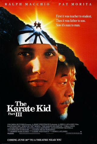 The Karate Kid Part Iii (1989) Advance Movie Poster - Rolled