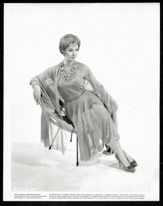 Vintage 1960 Vivien Leigh Lovely 8x10 Glamour Portrait Warner Brothers