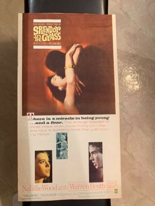 movie poster,  Splendor in the Grass,  Natalie Wood,  Warren Beatty,  film 2