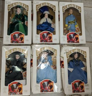 6 Nib - World Doll “gone With The Wind " Collectible Dolls - Limited Edition 12”