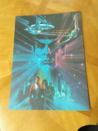 Star Trek Iii Search For Spock Key Art Bob Peal Lithograph 1987 Limited Edition