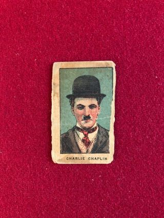 1922,  Charlie Chaplin,  " Strip Card " (scarce) " The Little Tramp "