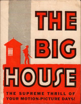 The Big House 1932 Movie Herald Starting Chester Morris Wallace Berry