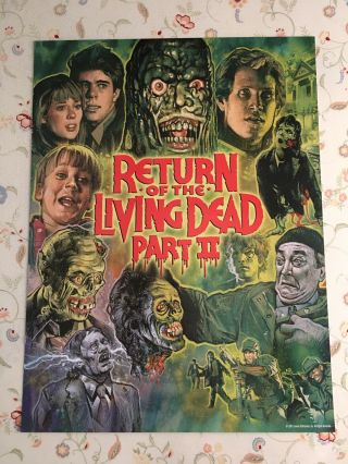 Return Of The Living Dead 2 Scream Factory Poster 18x24